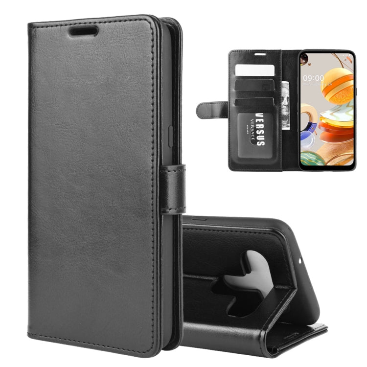 For LG K61 R64 Texture Single Horizontal Flip Protective Case with Holder & Card Slots & Wallet& Photo Frame