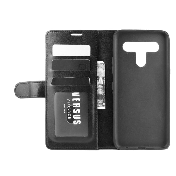 For LG K61 R64 Texture Single Horizontal Flip Protective Case with Holder & Card Slots & Wallet& Photo Frame