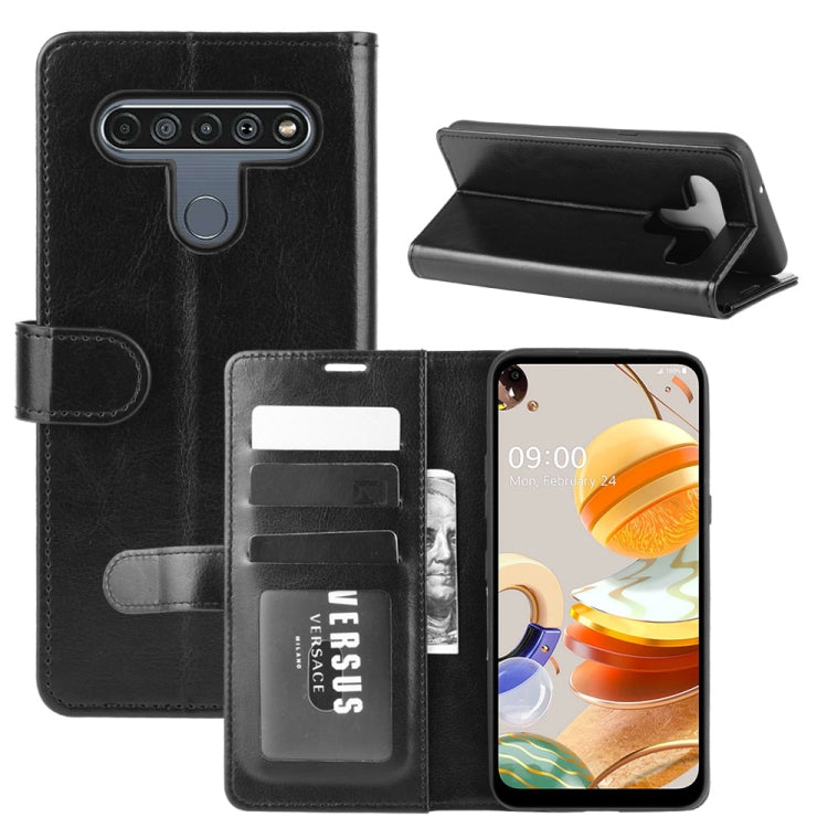 For LG K61 R64 Texture Single Horizontal Flip Protective Case with Holder & Card Slots & Wallet& Photo Frame