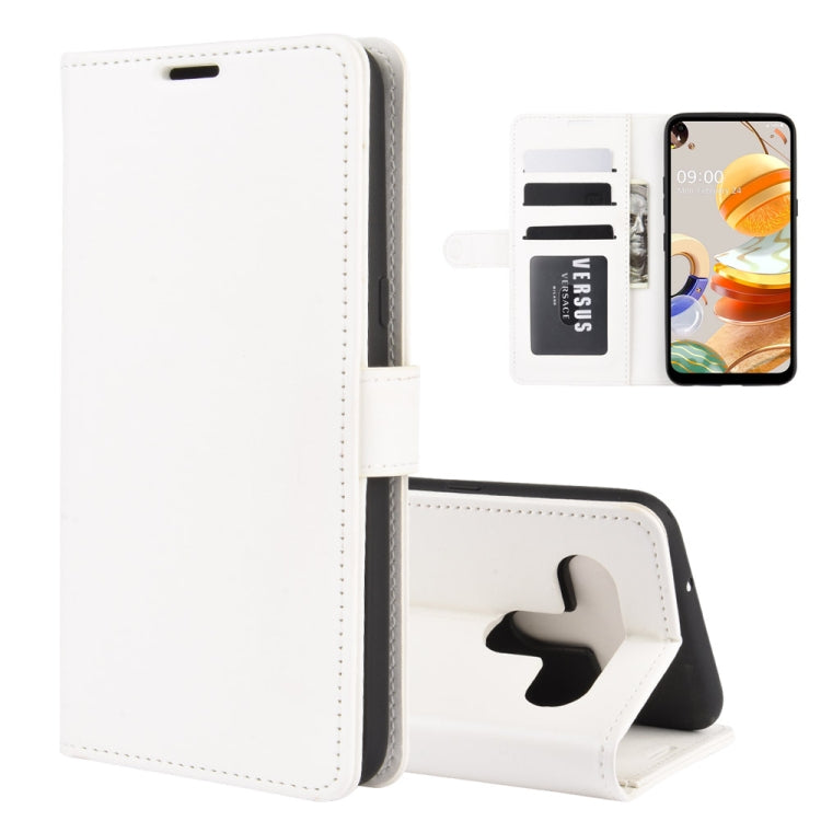 For LG K61 R64 Texture Single Horizontal Flip Protective Case with Holder & Card Slots & Wallet& Photo Frame