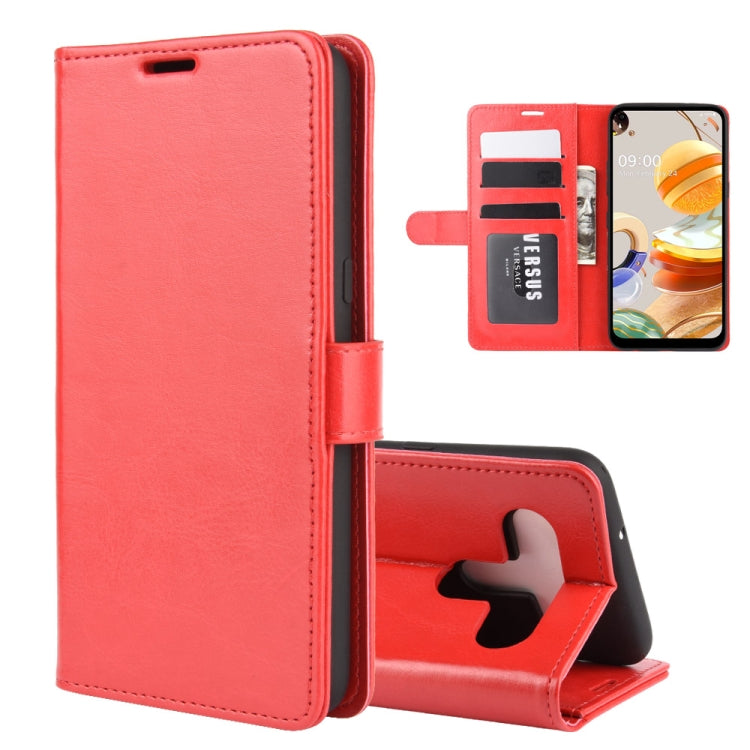 For LG K61 R64 Texture Single Horizontal Flip Protective Case with Holder & Card Slots & Wallet& Photo Frame