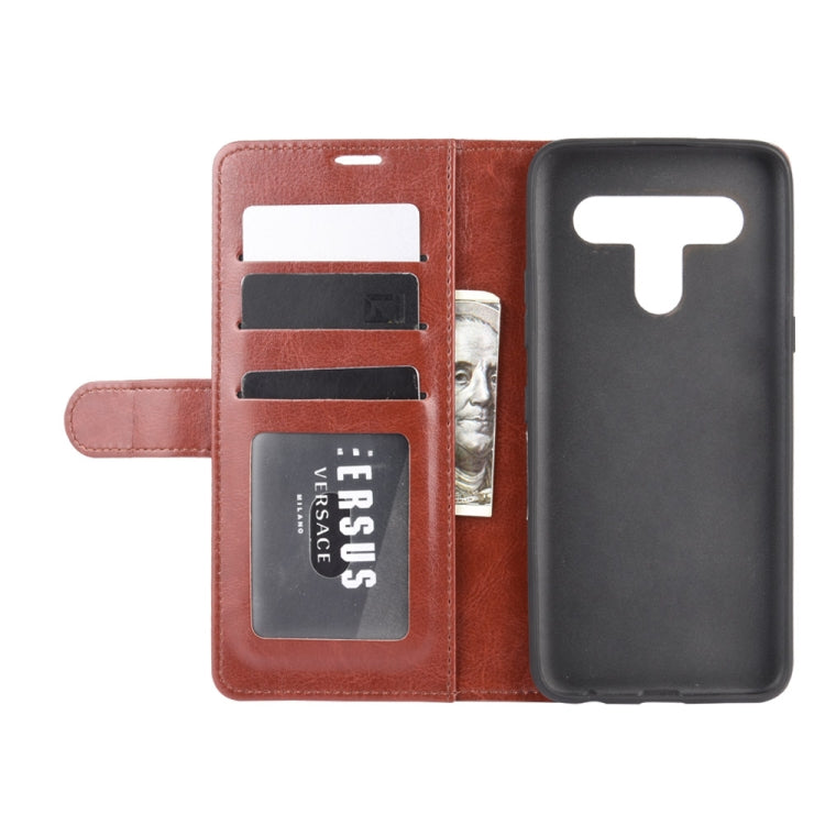 For LG K61 R64 Texture Single Horizontal Flip Protective Case with Holder & Card Slots & Wallet& Photo Frame