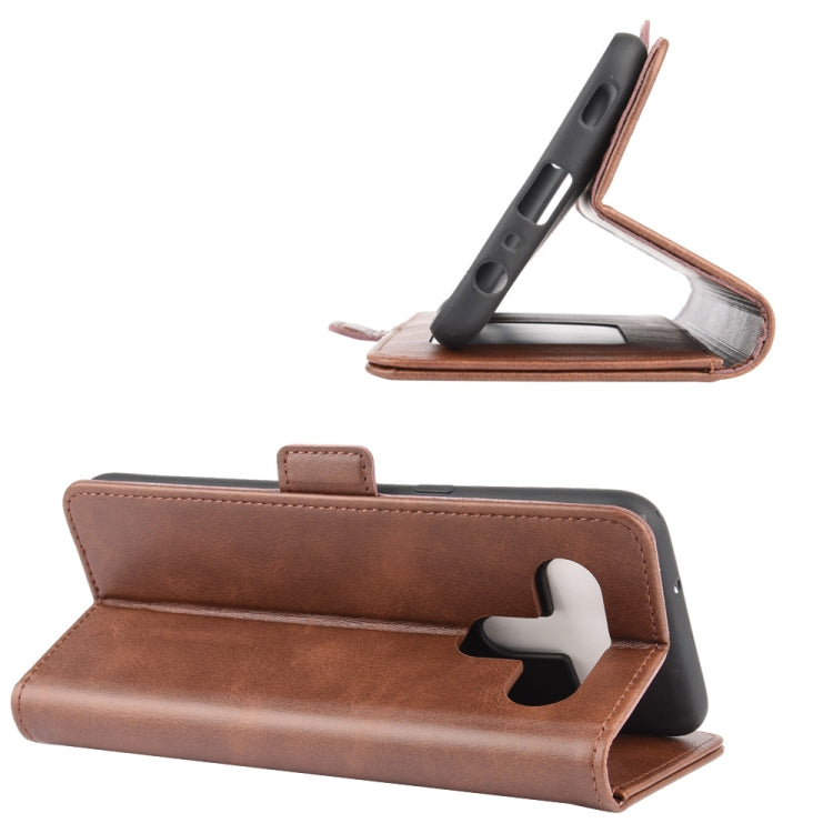For LG K61 Dual-side Magnetic Buckle Horizontal Flip Leather Case with Holder & Card Slots & Wallet