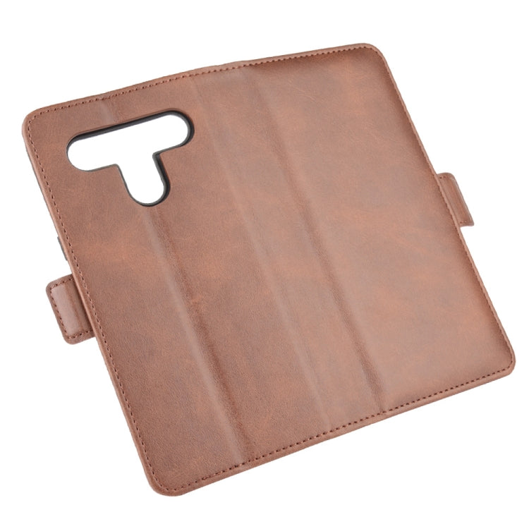 For LG K61 Dual-side Magnetic Buckle Horizontal Flip Leather Case with Holder & Card Slots & Wallet