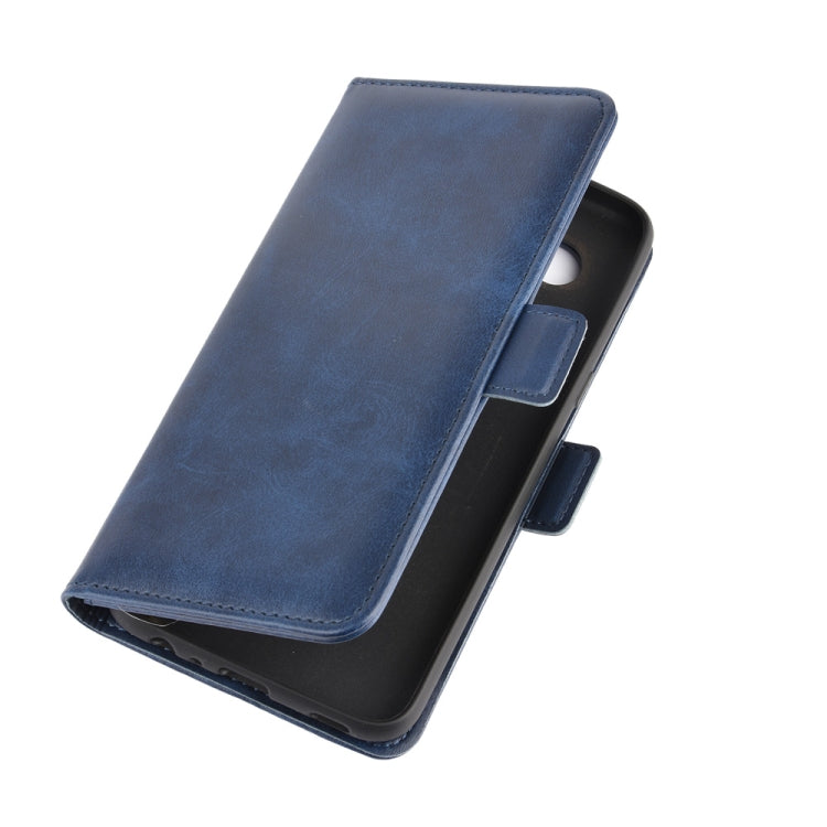 For LG K61 Dual-side Magnetic Buckle Horizontal Flip Leather Case with Holder & Card Slots & Wallet