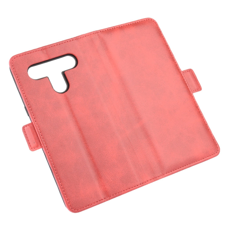 For LG K61 Dual-side Magnetic Buckle Horizontal Flip Leather Case with Holder & Card Slots & Wallet