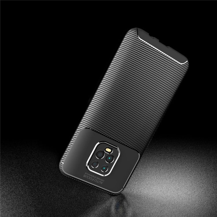 For Xiaomi Redmi 10X Pro 5G Carbon Fiber Texture Shockproof TPU Case