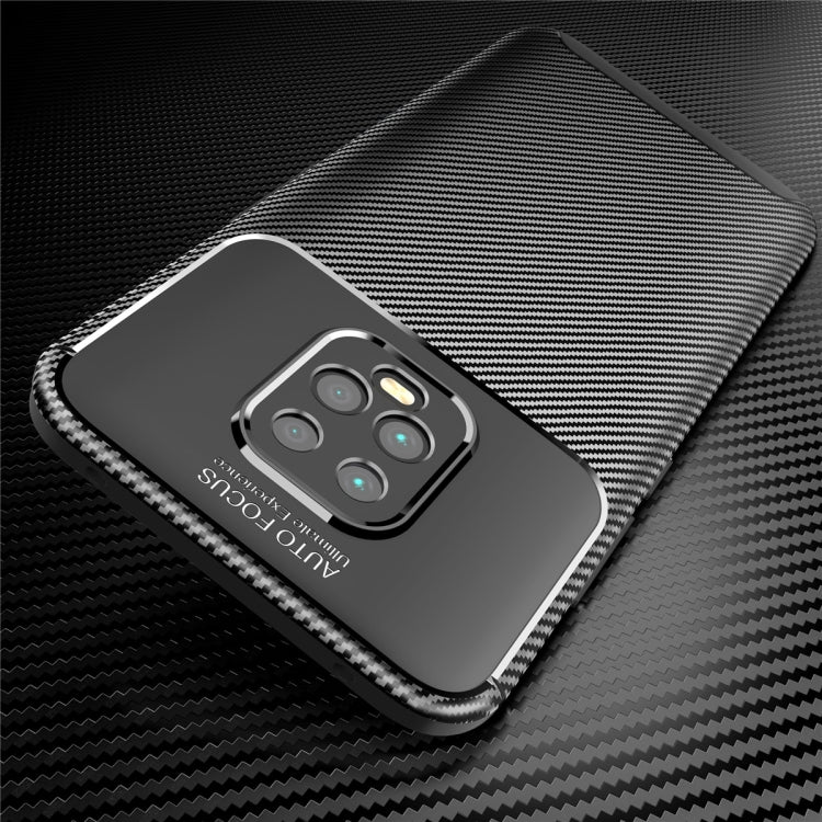 For Xiaomi Redmi 10X Pro 5G Carbon Fiber Texture Shockproof TPU Case