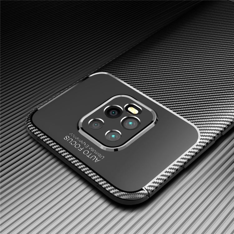 For Xiaomi Redmi 10X Pro 5G Carbon Fiber Texture Shockproof TPU Case