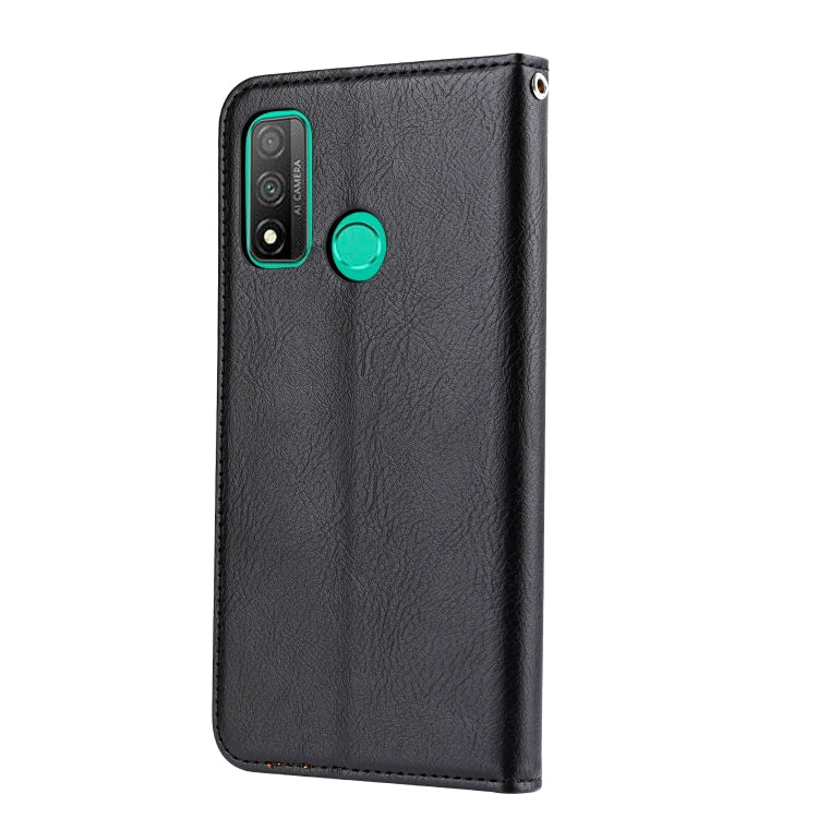 For Huawei P Smart 2020 Knead Skin Texture Horizontal Flip Leather Case with Photo Frame & Holder & Card Slots & Wallet
