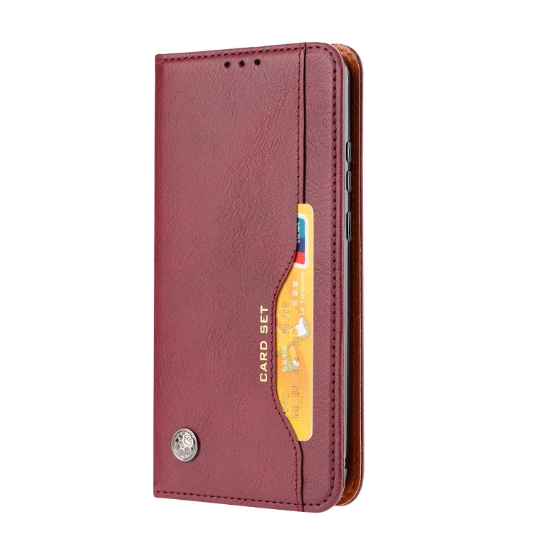 For Huawei P Smart 2020 Knead Skin Texture Horizontal Flip Leather Case with Photo Frame & Holder & Card Slots & Wallet