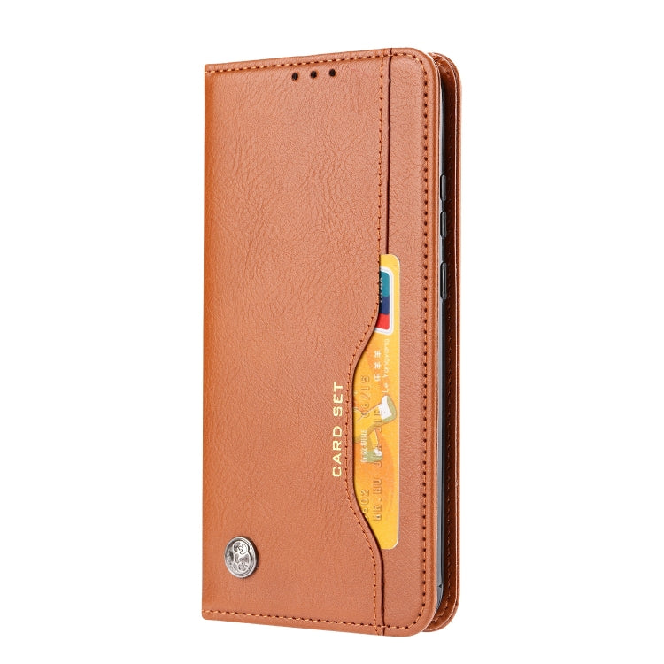 For Huawei P Smart 2020 Knead Skin Texture Horizontal Flip Leather Case with Photo Frame & Holder & Card Slots & Wallet