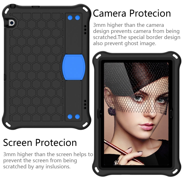 For Huawei MediaPad T5 10.1 Honeycomb Design EVA + PC Material Four Corner Anti Falling Flat Protective Shell With Strap