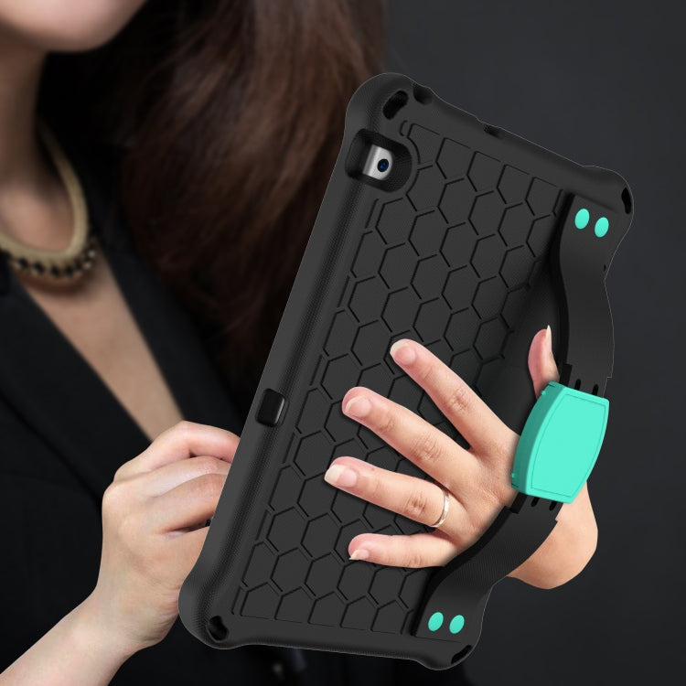 For Huawei MediaPad T5 10.1 Honeycomb Design EVA + PC Material Four Corner Anti Falling Flat Protective Shell With Strap