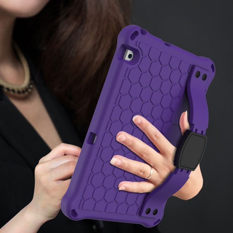 For Huawei MediaPad T5 10.1 Honeycomb Design EVA + PC Material Four Corner Anti Falling Flat Protective Shell With Strap