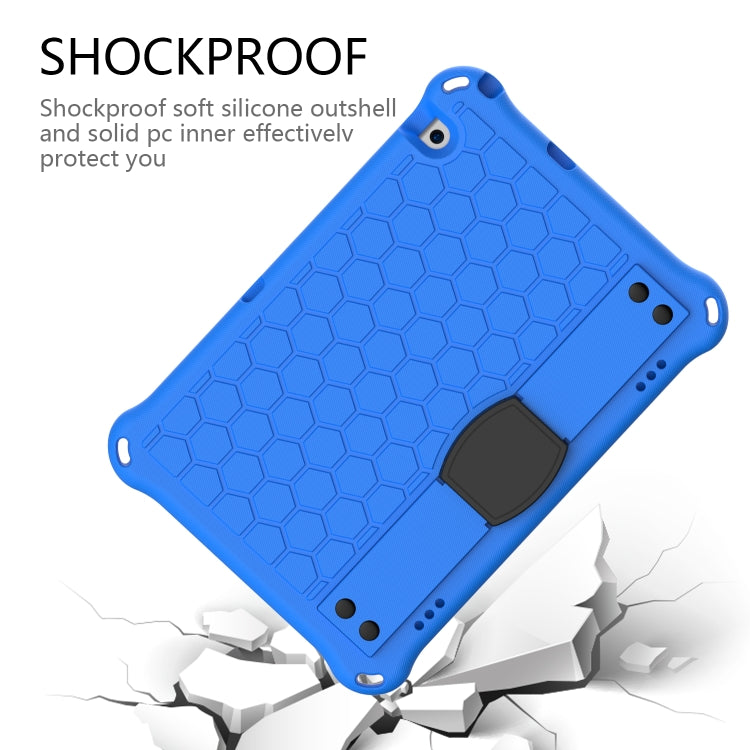 For Huawei Media M5 Lite 8.4/M6 8.4 Honeycomb Design EVA + PC Material Four Corner Anti Falling Flat Protective Shell With Strap