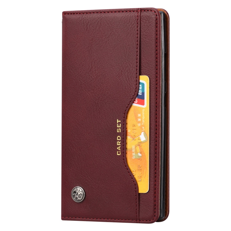 Knead Skin Texture Horizontal Flip Leather Case for Sony Xperia L2, with Photo Frame & Holder & Card Slots & Wallet