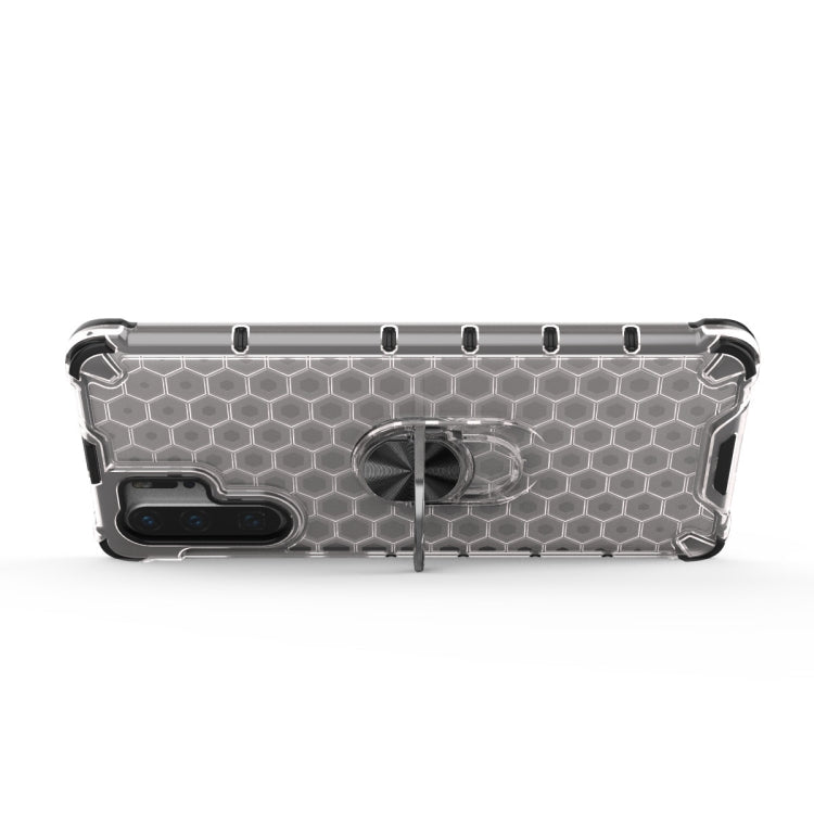 For Huawei P30 Pro Shockproof Honeycomb PC + TPU Ring Holder Protection Case