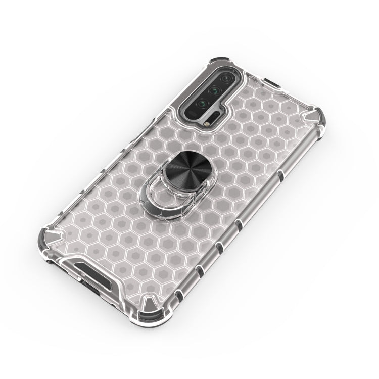 For Huawei Honor 20 Pro Shockproof Honeycomb PC + TPU Ring Holder Protection Case