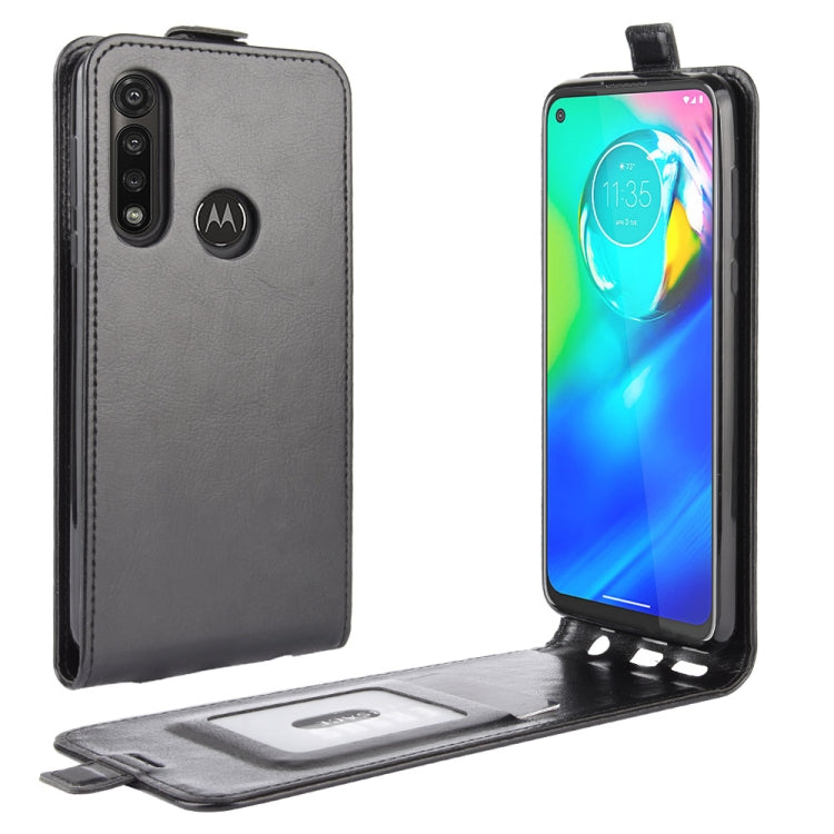 For Motorola Moto G Power R64 Texture Single Vertical Flip Leather Protective Case with Card Slots & Photo Frame