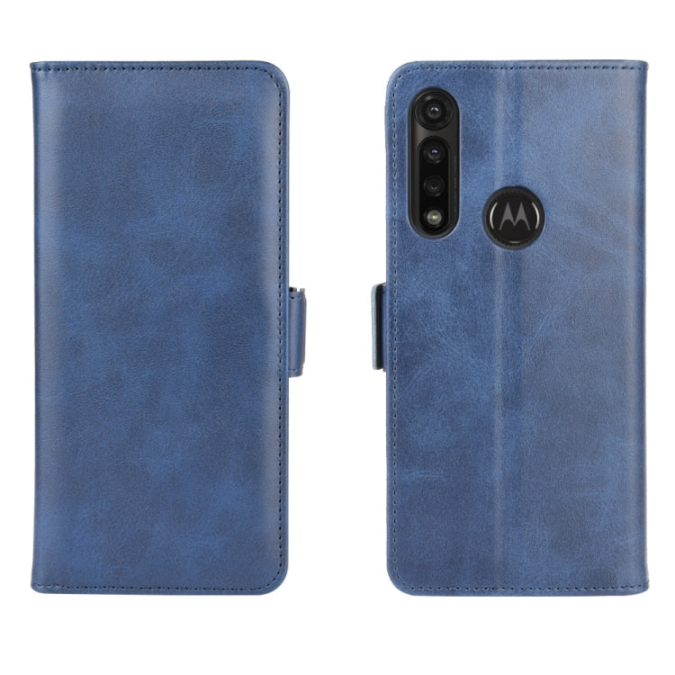 For Motorola Moto G Power Dual-side Magnetic Buckle Horizontal Flip Leather Case with Holder & Card Slots & Wallet