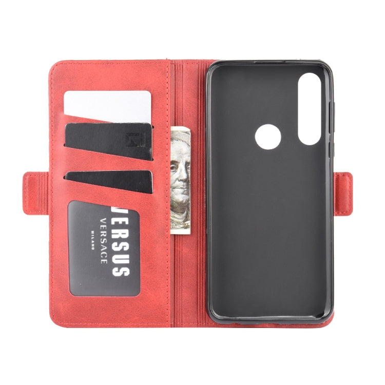 For Motorola Moto G Power Dual-side Magnetic Buckle Horizontal Flip Leather Case with Holder & Card Slots & Wallet