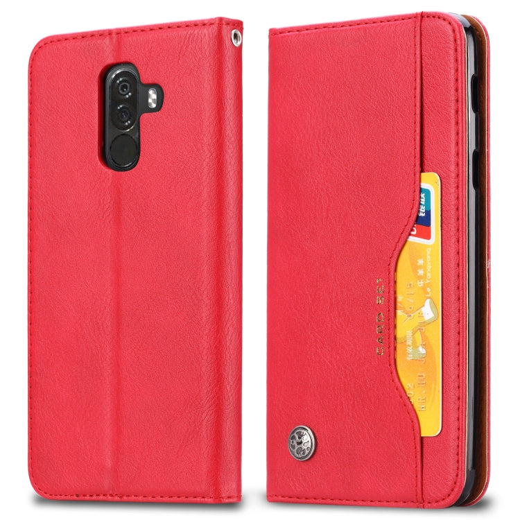 Knead Skin Texture Horizontal Flip Leather Case for Xiaomi Pocophone F1, with Photo Frame & Holder & Card Slots & Wallet