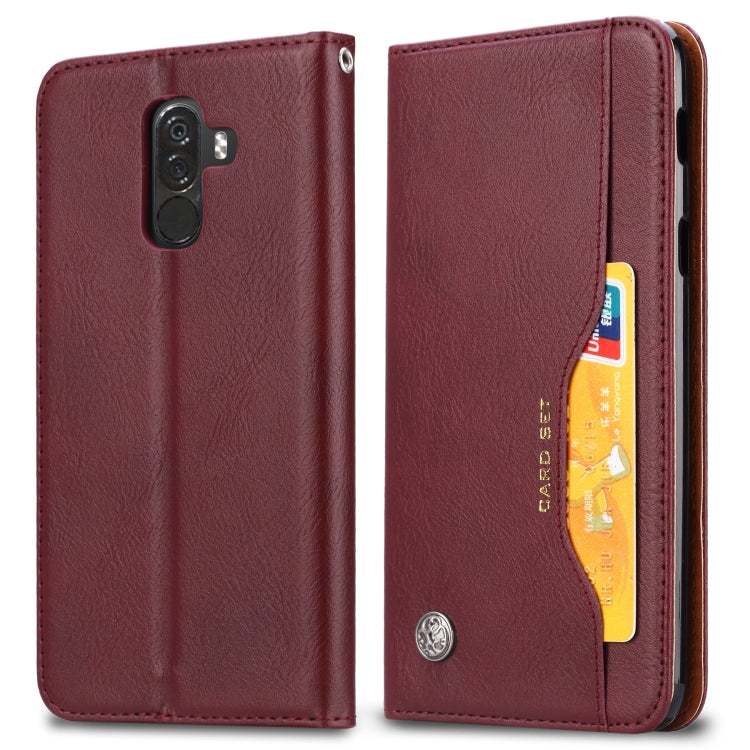Knead Skin Texture Horizontal Flip Leather Case for Xiaomi Pocophone F1, with Photo Frame & Holder & Card Slots & Wallet