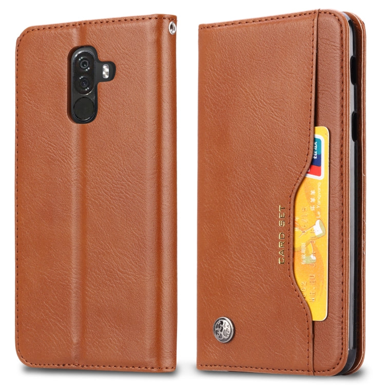 Knead Skin Texture Horizontal Flip Leather Case for Xiaomi Pocophone F1, with Photo Frame & Holder & Card Slots & Wallet