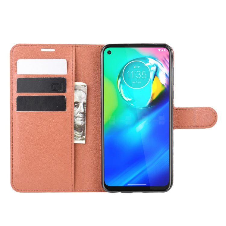For Motorola Moto G Power Litchi Texture Horizontal Flip Protective Case with Holder & Card Slots & Wallet