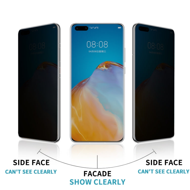 For Huawei P40 Pro mocolo 0.33mm 9H 3D Curved Privacy Tempered Glass Film