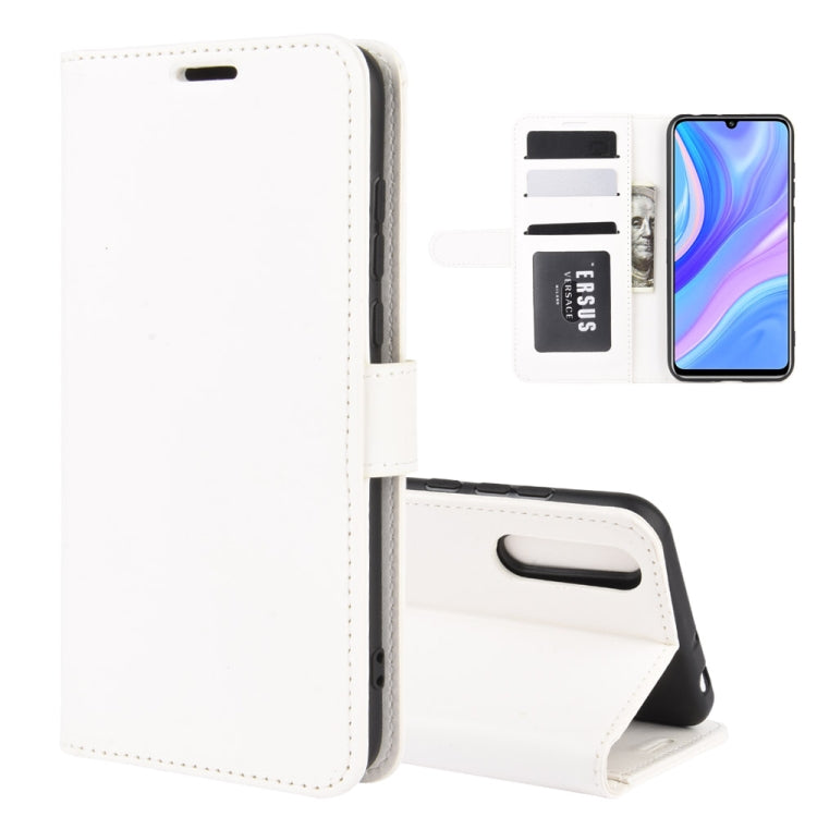For Huawei Y8p/Enjoy 10s R64 Texture Single Horizontal Flip Protective Case with Holder & Card Slots & Wallet& Photo Frame