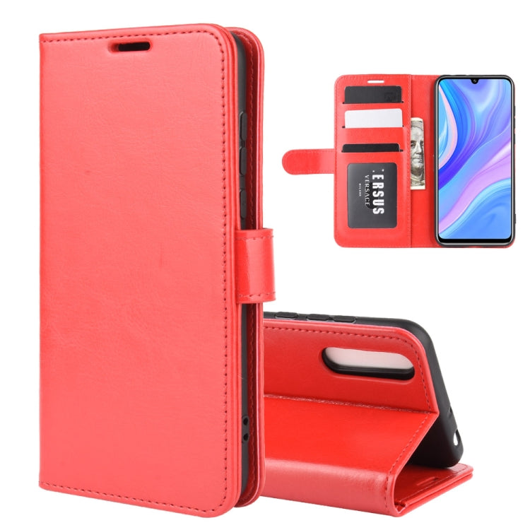 For Huawei Y8p/Enjoy 10s R64 Texture Single Horizontal Flip Protective Case with Holder & Card Slots & Wallet& Photo Frame