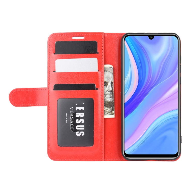 For Huawei Y8p/Enjoy 10s R64 Texture Single Horizontal Flip Protective Case with Holder & Card Slots & Wallet& Photo Frame