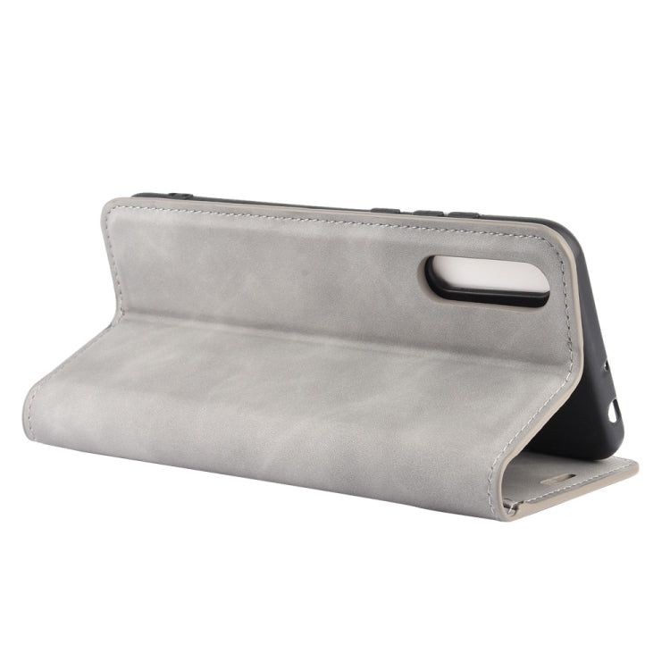 For Huawei Y8p/Enjoy 10s Retro-skin Business Magnetic Suction Leather Case with Holder & Card Slots & Wallet