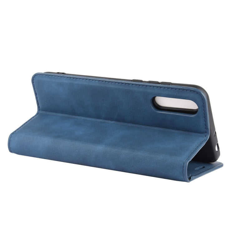 For Huawei Y8p/Enjoy 10s Retro-skin Business Magnetic Suction Leather Case with Holder & Card Slots & Wallet