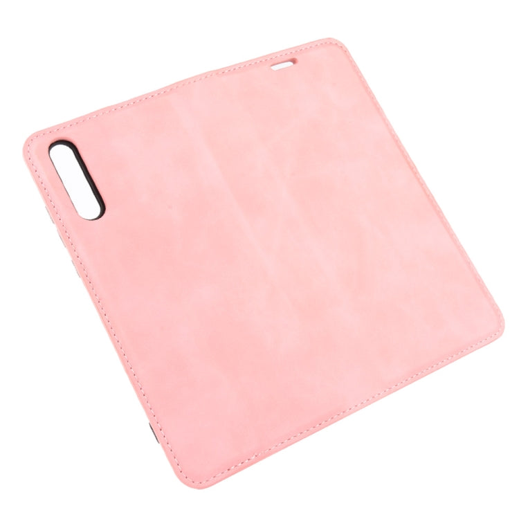 For Huawei Y8p/Enjoy 10s Retro-skin Business Magnetic Suction Leather Case with Holder & Card Slots & Wallet