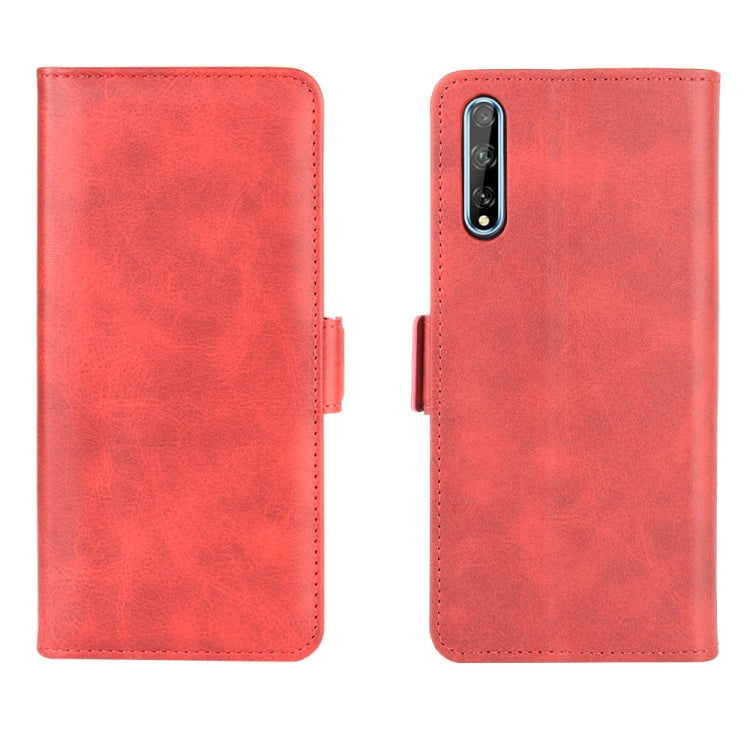 For Huawei Y8p/Enjoy 10s Dual-side Magnetic Buckle Horizontal Flip Leather Case with Holder & Card Slots & Wallet