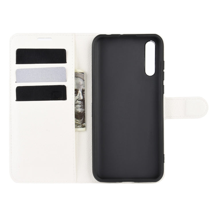 For Huawei Y8p/Enjoy 10s Litchi Texture Horizontal Flip Protective Case with Holder & Card Slots & Wallet