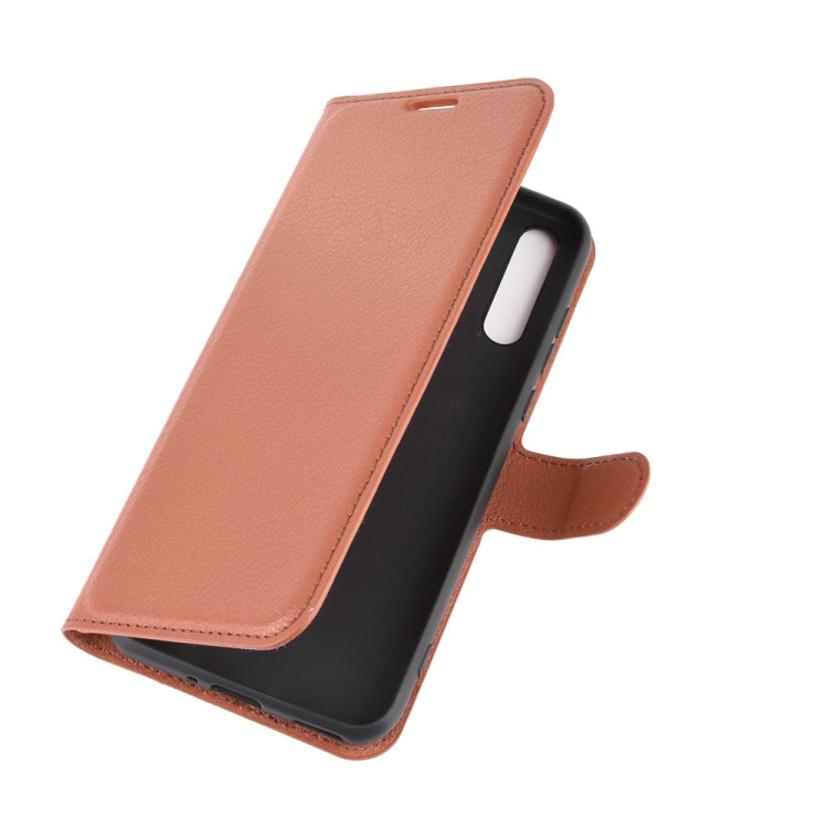 For Huawei Y8p/Enjoy 10s Litchi Texture Horizontal Flip Protective Case with Holder & Card Slots & Wallet