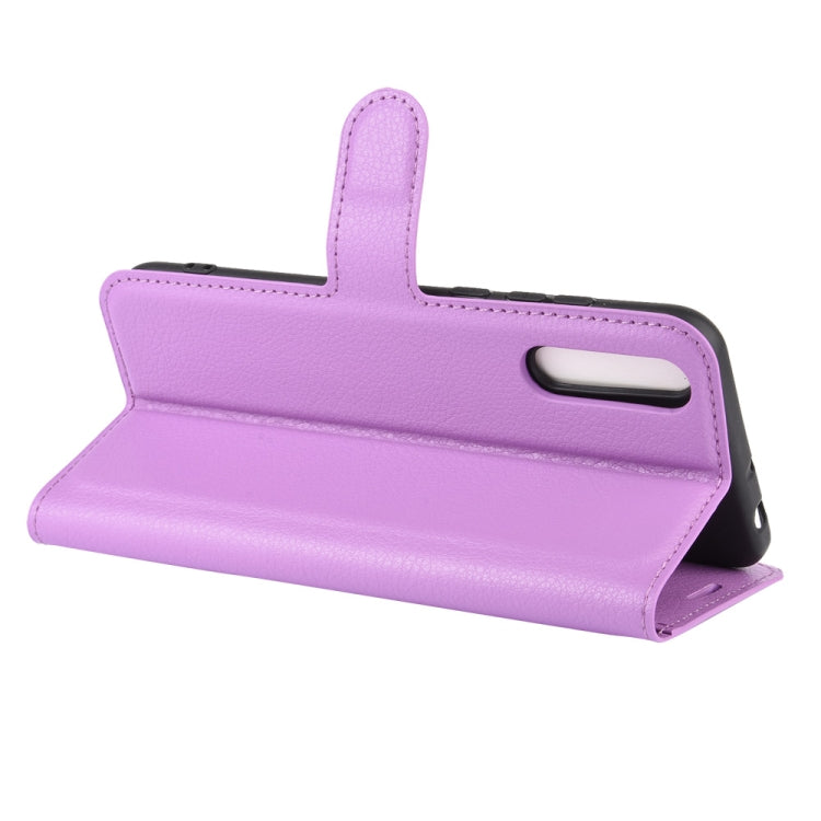 For Huawei Y8p/Enjoy 10s Litchi Texture Horizontal Flip Protective Case with Holder & Card Slots & Wallet