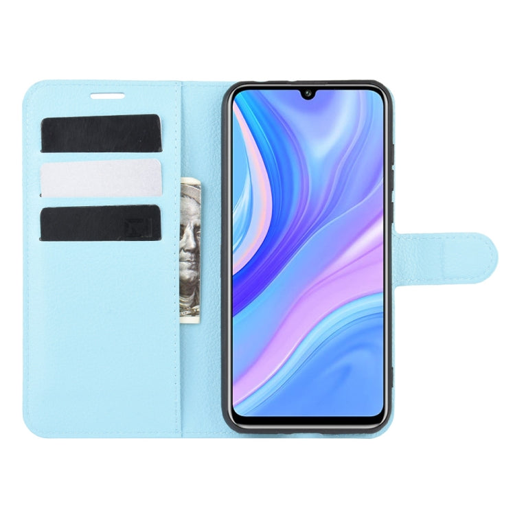 For Huawei Y8p/Enjoy 10s Litchi Texture Horizontal Flip Protective Case with Holder & Card Slots & Wallet