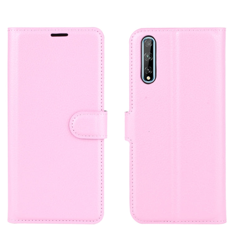 For Huawei Y8p/Enjoy 10s Litchi Texture Horizontal Flip Protective Case with Holder & Card Slots & Wallet