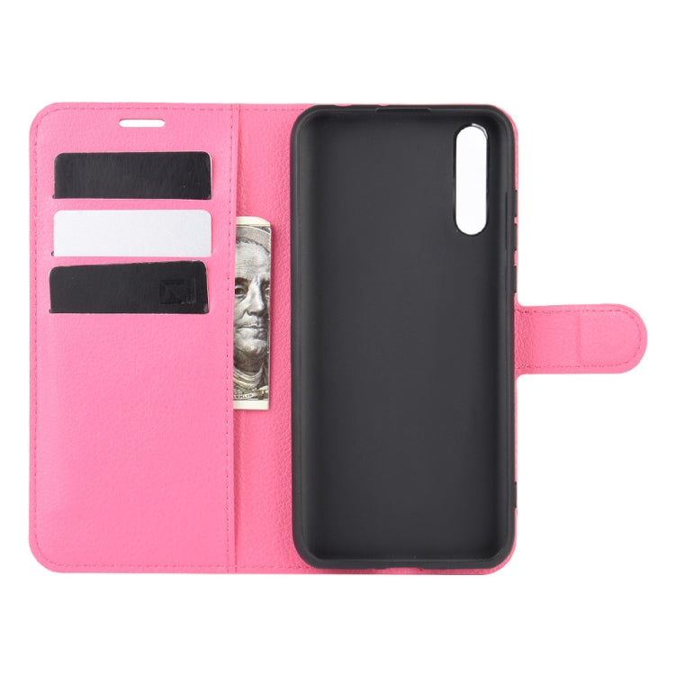 For Huawei Y8p/Enjoy 10s Litchi Texture Horizontal Flip Protective Case with Holder & Card Slots & Wallet