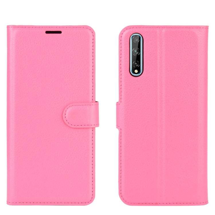 For Huawei Y8p/Enjoy 10s Litchi Texture Horizontal Flip Protective Case with Holder & Card Slots & Wallet