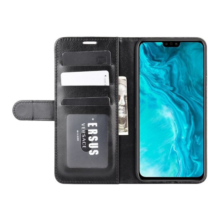 For Huawei Honor 9X Lite R64 Texture Single Horizontal Flip Protective Case with Holder & Card Slots & Wallet& Photo Frame