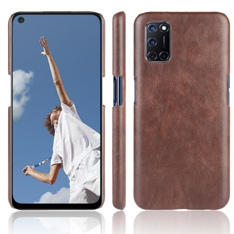 For Oppo A92/A52/A72 Shockproof Litchi Texture PC + PU Case