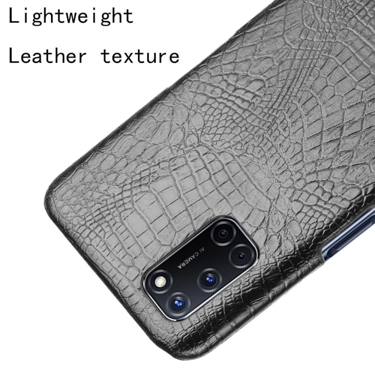 For Oppo A92/A52/A72 Shockproof Crocodile Texture PC + PU Case