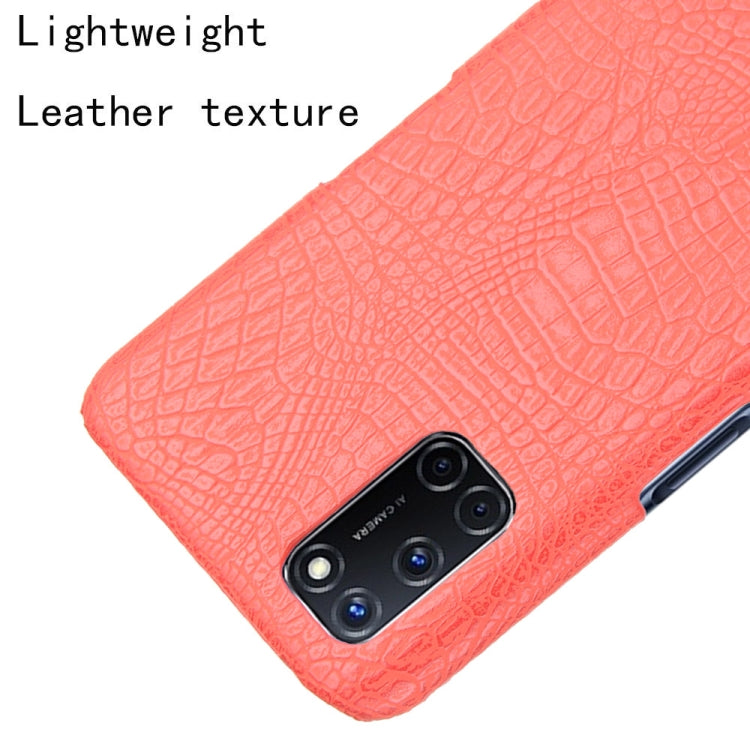 For Oppo A92/A52/A72 Shockproof Crocodile Texture PC + PU Case
