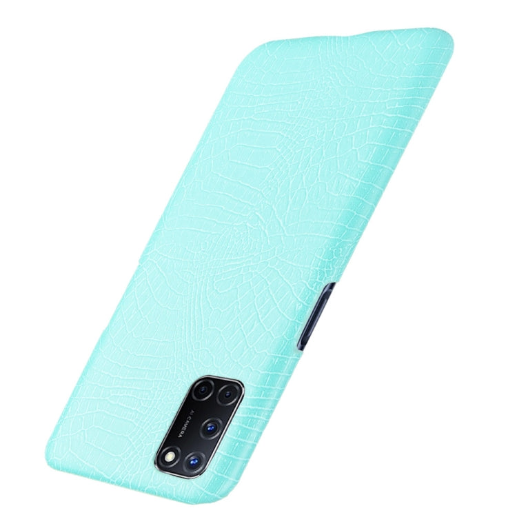 For Oppo A92/A52/A72 Shockproof Crocodile Texture PC + PU Case